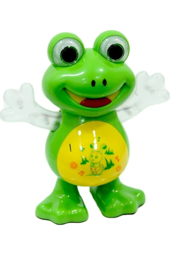 BamBamToys Pilli Dans Eden Işıklı Müzikli Kurbağa