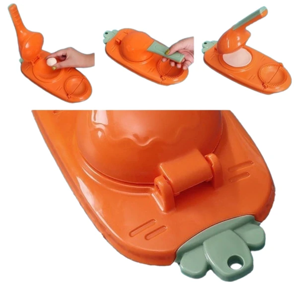 Mantı Börek Yapma Aleti Şık Pratik Havuç Tasarımlı Börek Mantı Hamuru Presleme - 5