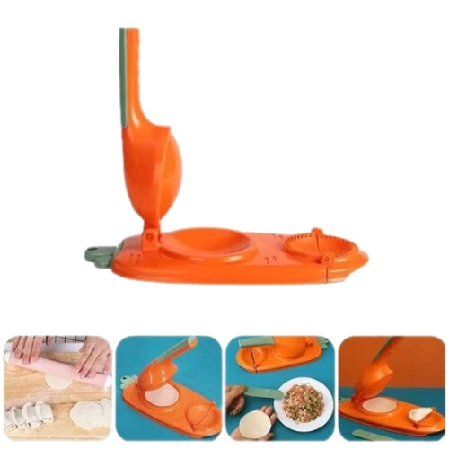 Mantı Börek Yapma Aleti Şık Pratik Havuç Tasarımlı Börek Mantı Hamuru Presleme - 9