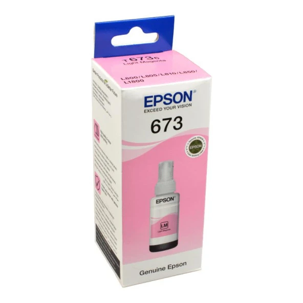 Epson Mürekkep Orj. T673 Light Magenta 70ml - 2