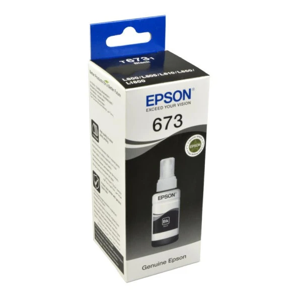 Epson Mürekkep Orj. T673 Black 70ml - 2