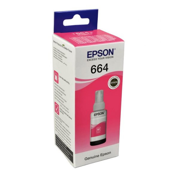 Epson Mürekkep Orj. T664 Magenta 70ml - 2