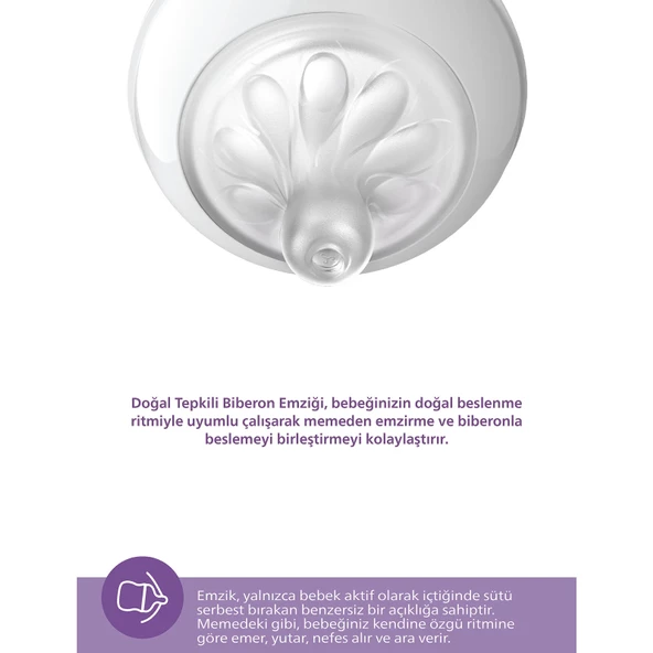 Philips Avent Doğal Tepkili Natural Response PP 2'Li Biberon Seti 125 ml 0+ Ay - 2