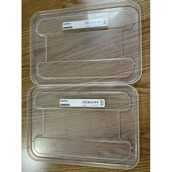 ikea samla şeffaf plastik kapak ikinci el 28x20 - 2