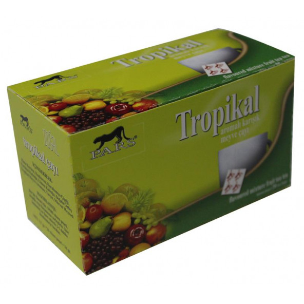 Pars Tropikal Çay 20 Adet Süzen Poşet