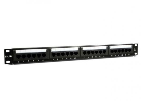 PATCH PANEL 24 PORT DOLU CAT 6