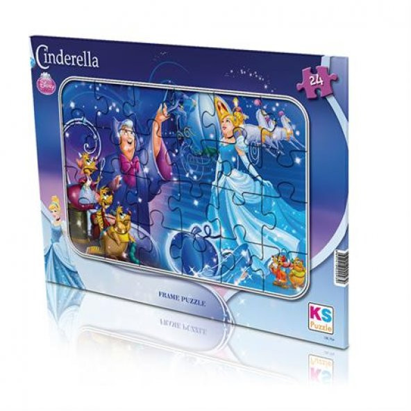 Ks Games Cinderella Frame Puzzle 24'Lü CRL-704
