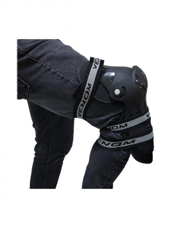 VENOM DİZLİK VN-07 SİYAH - 3