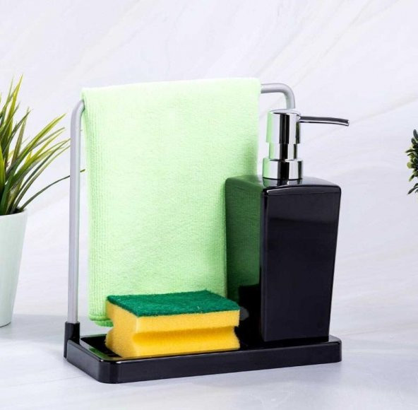 Primanova Mutfak Sıvı Sabunluk Luna Siyah - 3