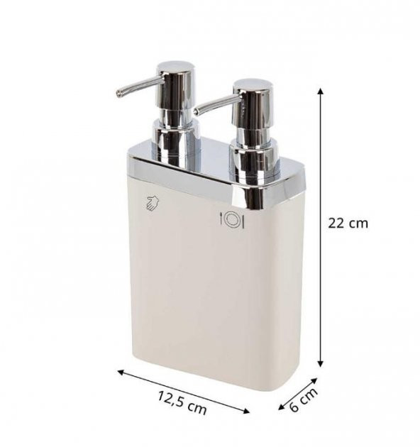 Primanova 2Li Sıvı Sabunluk Viva Bej - 2