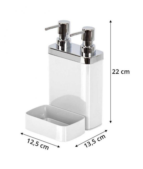 Primanova 2Li Sıvı Sabunluk Süngerli Viva Beyaz - 2