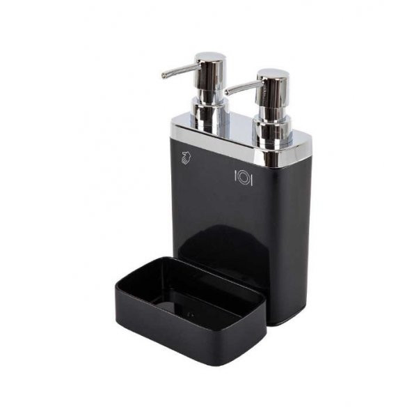 Primanova 2Li Sıvı Sabunluk Süngerli Viva Siyah