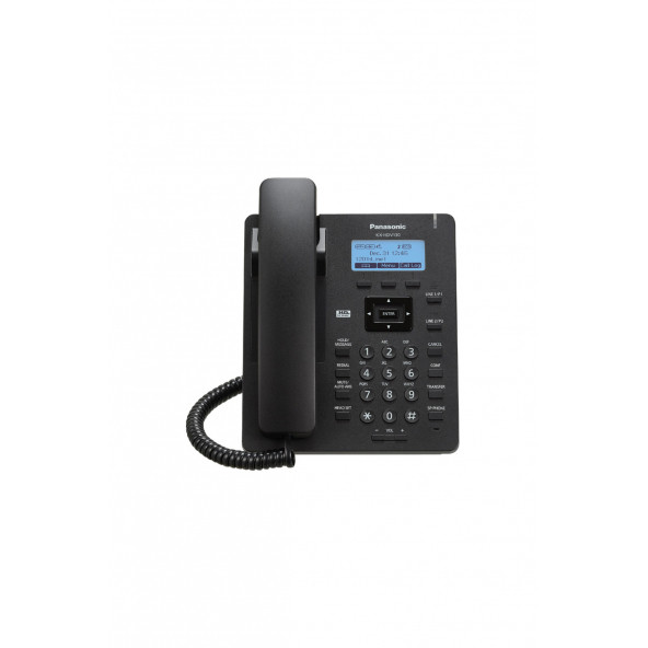 Panasonıc KX-HDV130 Siyah IP SIP Masaüstü Telefon (IP Santrallerde Çalışır) - 2