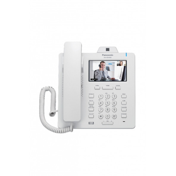 Panasonic KX-HDV430 Beyaz Kameralı IP SIP Masaüstü Telefon (IP Santrallerde Kullanılır)