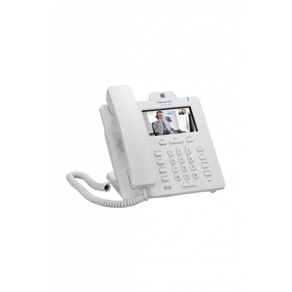 Panasonic KX-HDV430 Beyaz Kameralı IP SIP Masaüstü Telefon (IP Santrallerde Kullanılır) - 3