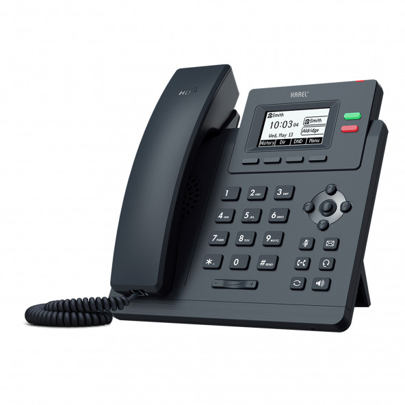 Karel IP311P Masaüstü IP Telefon POE Destekli (IP Santrallerde Çalışır)