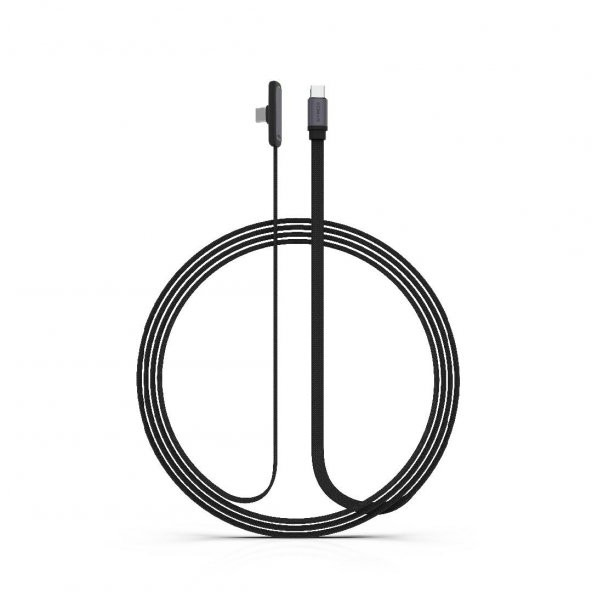 Syrox C131TT 60W Type-C To Type-C 90 Derecelik Hasir Ultra Hızlı Şarj & Data Kablosu - 3