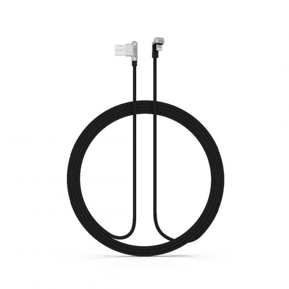 Syrox C132AL 2.4A Lightning İphone Oyun İçin Özel Tasarim Hasir Hızlı Şarj Data Kablosu - 3