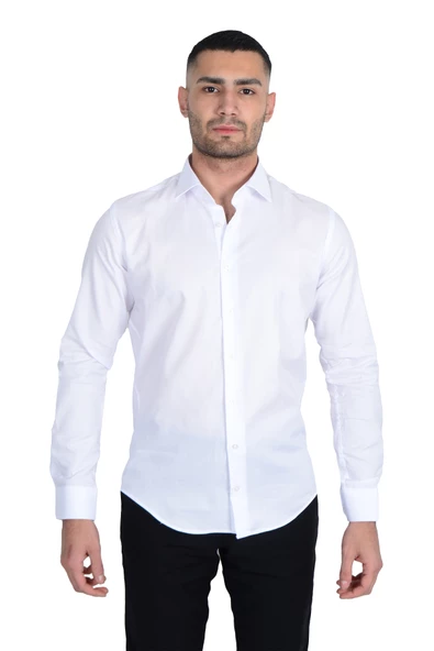 Cengiz İnler Oxford Slimfit Erkek Gömlek - 7