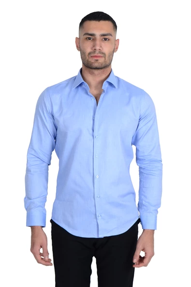 Cengiz İnler Oxford Slimfit Erkek Gömlek - 12