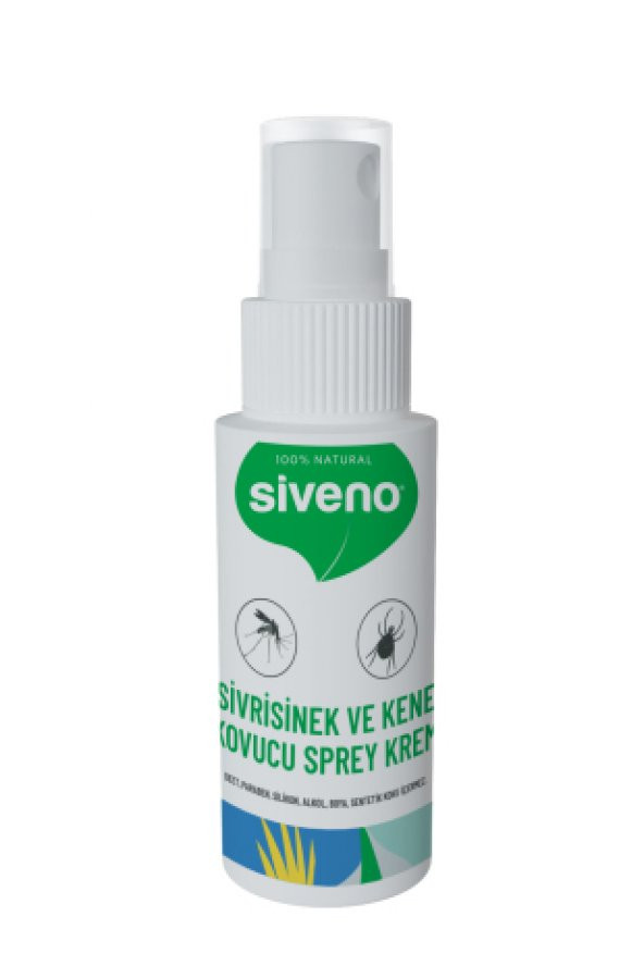 Siveno Sivrisinek ve Kene Kovucu Sprey Krem Bitkisel Tüm Vücut İçin Seyahat Tatil Boy 50 ml - 5