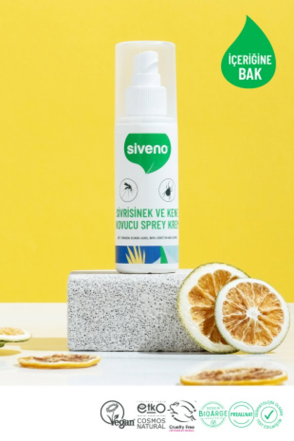 Siveno Sivrisinek ve Kene Kovucu Sprey Krem Bitkisel Tüm Vücut İçin Aile Boy 100 ml - 5