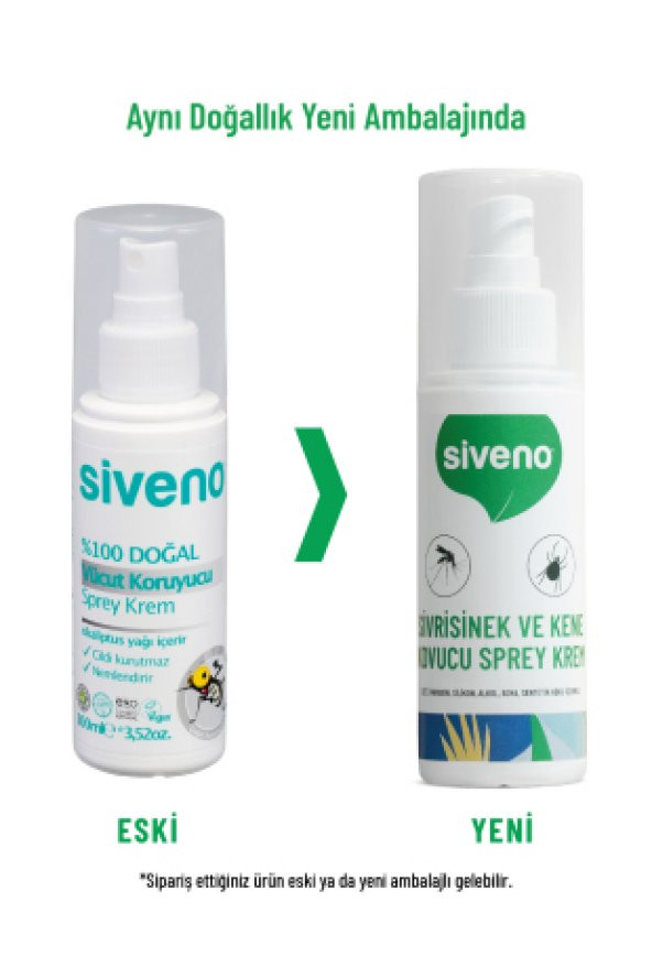 Siveno Sivrisinek ve Kene Kovucu Sprey Krem Bitkisel Tüm Vücut İçin Aile Boy 100 ml - 8