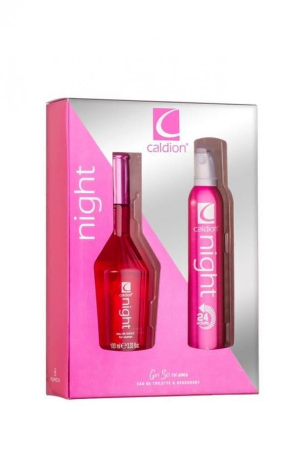 Caldion Night  Kadın Parfüm 100ml Edt+ 150ml Deodorant Set