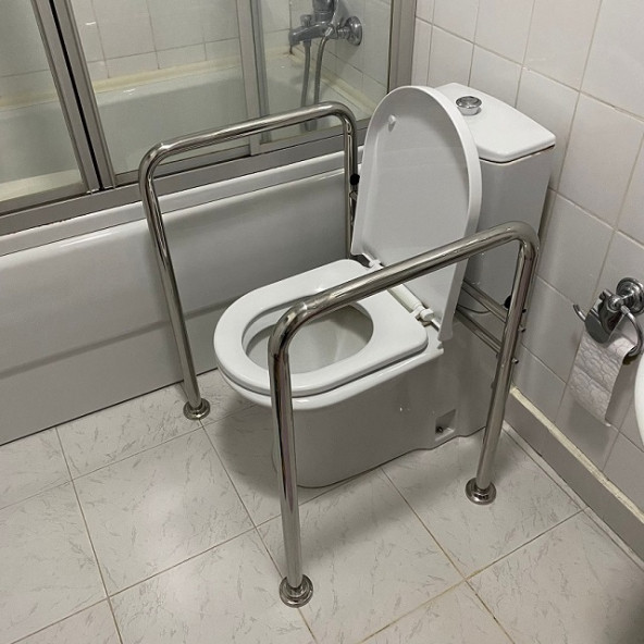 Dekosan Engelli Klozet Yanı Tutunma Barı - Bedensel Engelliler İçin - 2