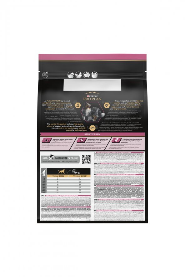 Pro Plan Medium Somonlu Hassas Yetişkin Köpek Maması 3kg - 3