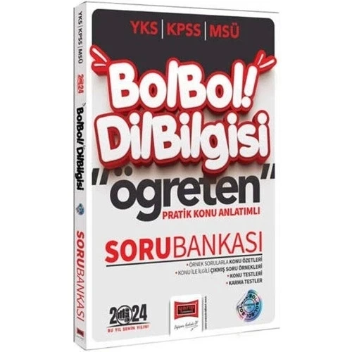 YARGI 2024 YKS KPSS MSÜ BOL BOL DİLBİLGİSİ ÖĞRETEN KONU ANLATIMLI SORU BANKASI