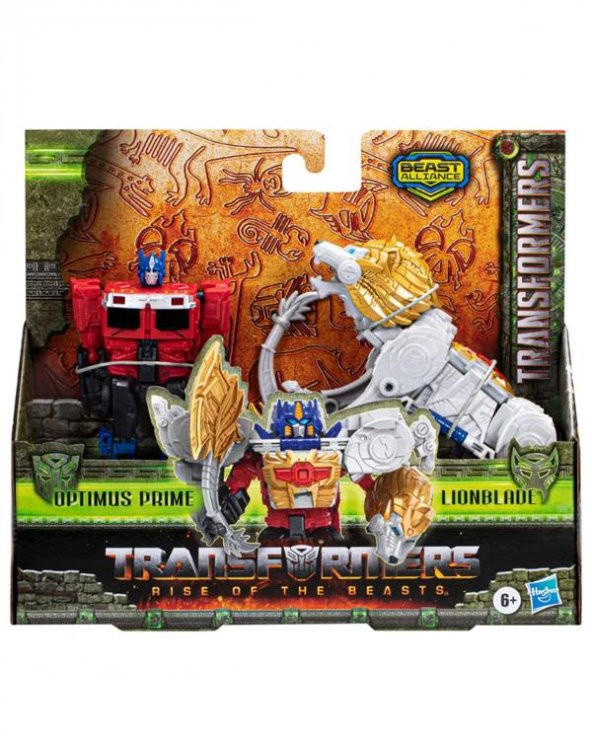Transformers Rise Of The Beasts Optimus Prime Lionblade F4622