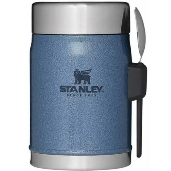 Stanley 10-09382-081 Klasik Kaşıklı 0,40 Lt Çelik Mavi Yemek Termosu