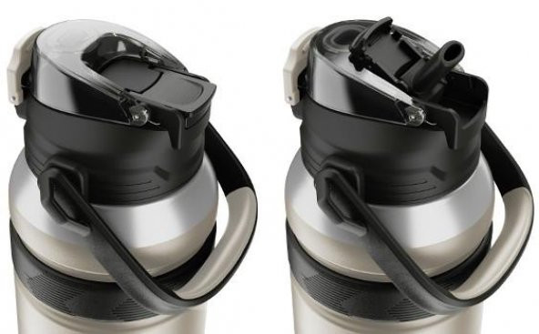 TKK Çelik Termos 1000Ml Bej - 11