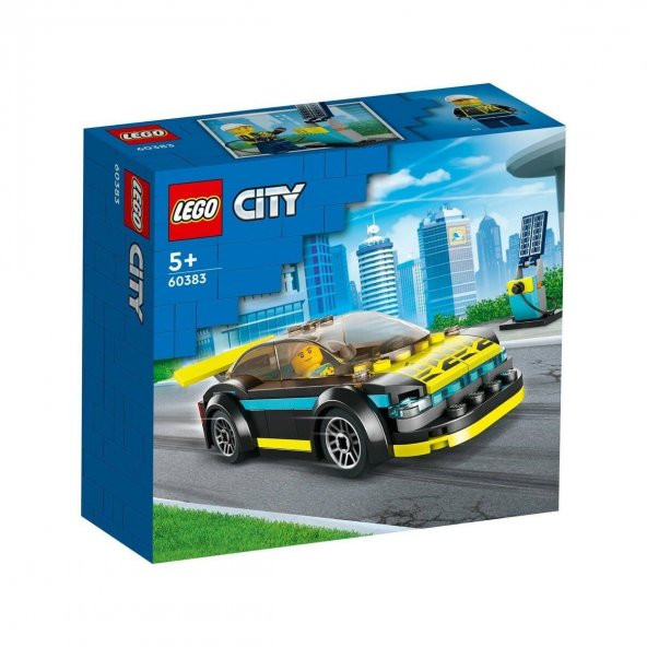 60383 Lego City - Elektrikli Spor Araba 95 parça +5 yaş - 1