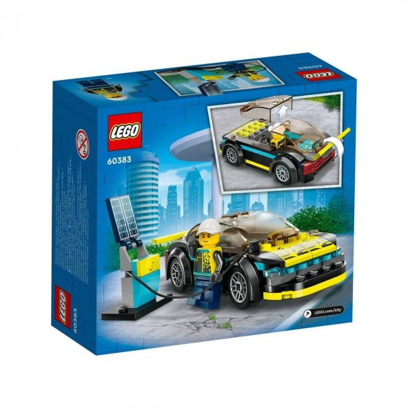 60383 Lego City - Elektrikli Spor Araba 95 parça +5 yaş - 7