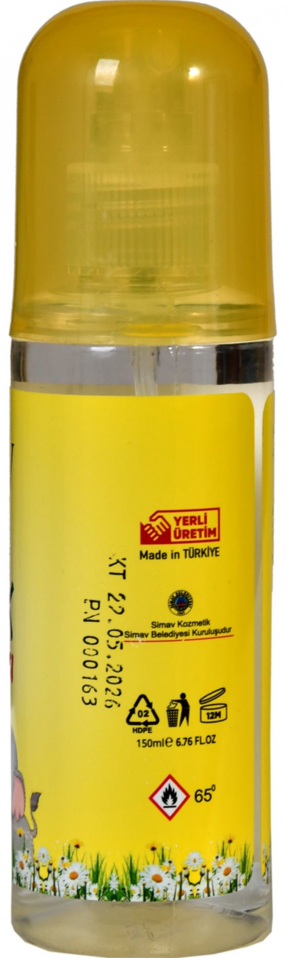 SİMAV Termal Sulu Bebek Kolonyası - 150 ml - 3