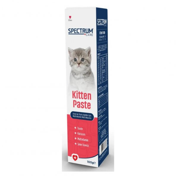 Spectrum Kitten Paste Yavru Kediler için Multivitamin Malt Macunu 100 gr