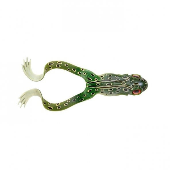 SPRO Iris The Frog 10cm Silikon Kurbağa Yem UV Natural Green - 2