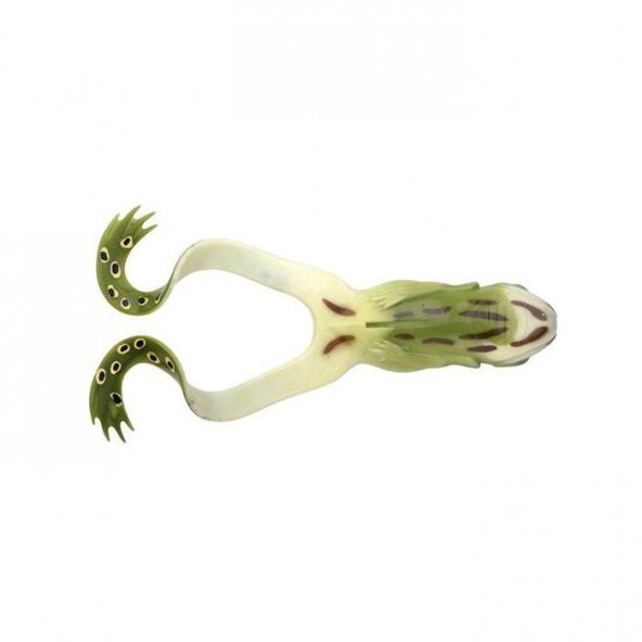 SPRO Iris The Frog 10cm Silikon Kurbağa Yem UV Natural Green - 4