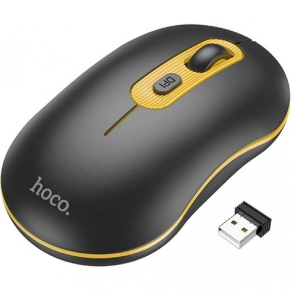 Hoco GM21 Platinium 1600DPI 2.4g Bluetooth Kablosuz Optik Mouse