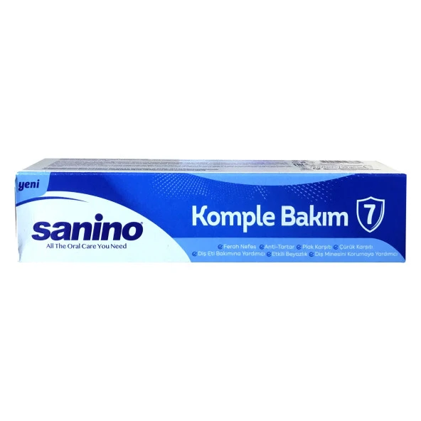 Sanino Diş Macunu 75 ml Komple Bakım x 6 Adet - 2