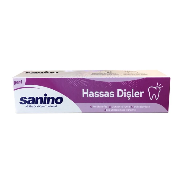 Sanino Diş Macunu 75 ml Hassas Dişler x 6 Adet - 2