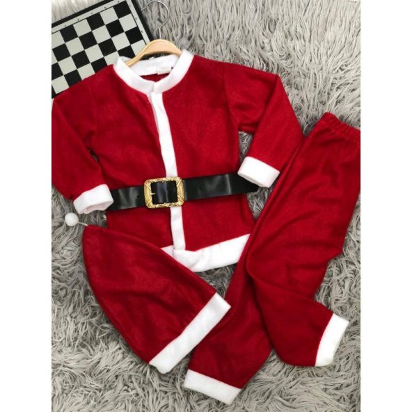 MODAVALS YILBAŞI NOEL BABA & NOEL ANNE ÇOCUK KARDEŞ KOMBİN KOSTÜM - Resim 7