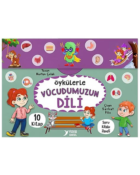 3. ve 4. Sınıf Öykülerle Vücudumuzun Dili Seti 10 Kitap