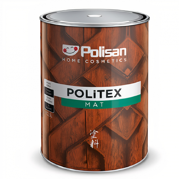 Polisan Politex Mat Vernikli Ahşap Koruyucu 15LT Maun