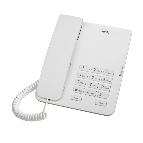 Karel TM140 Masaüstü Telefon Beyaz