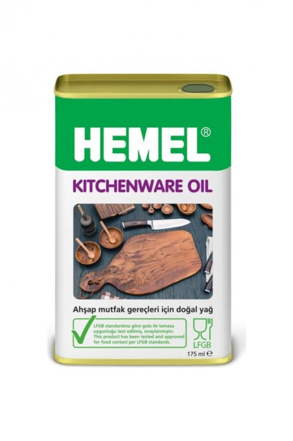 Hemel Kitchenware Oil - Mutfak Gereçleri Için Doğal Yağ - 0,175 ml