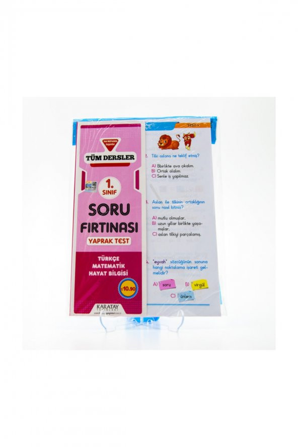 1. SINIF TÜM DERSLER SORU FIRTINASI YAPRAK TEST - 8