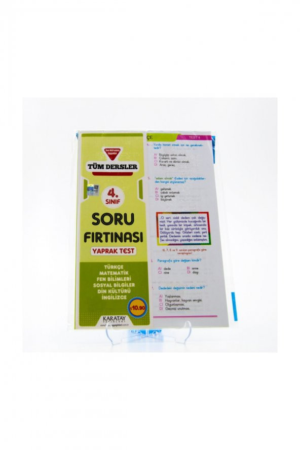 1. SINIF TÜM DERSLER SORU FIRTINASI YAPRAK TEST - 12